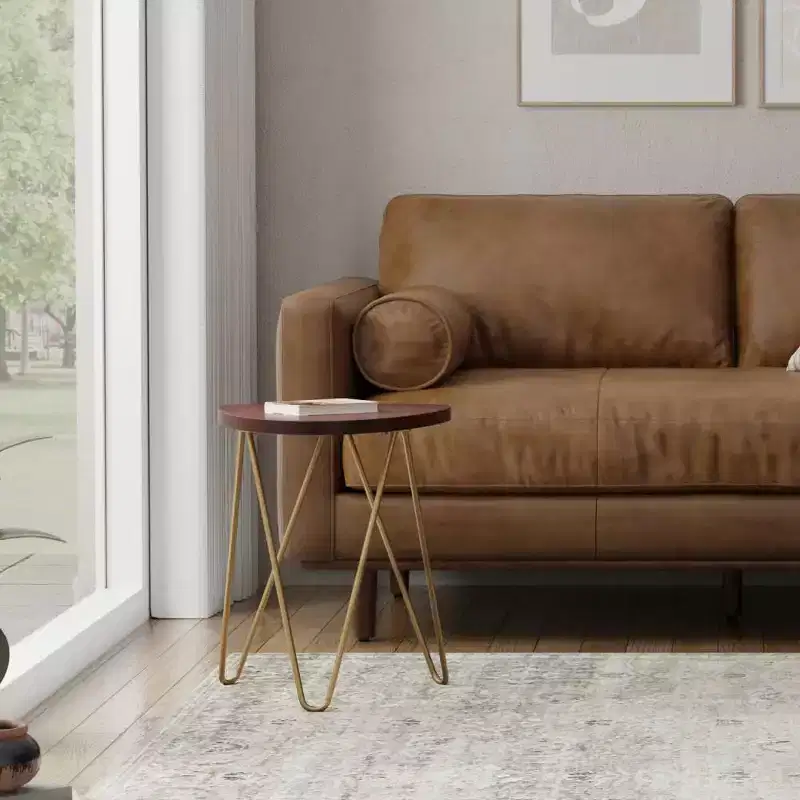 Tillman Metal and Wood Accent Table