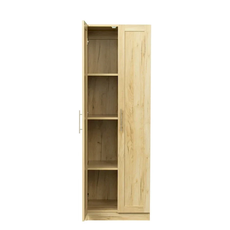 High Wardrobe/Armoires with 3 Shelves