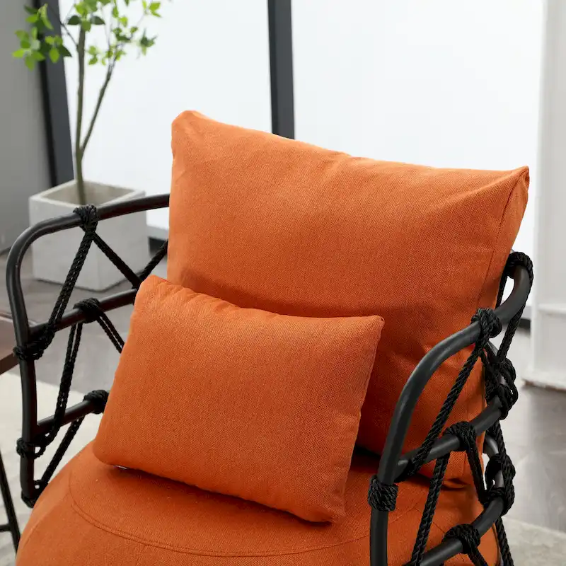 Upholstered Swivel Accent Chair Living Room Chair