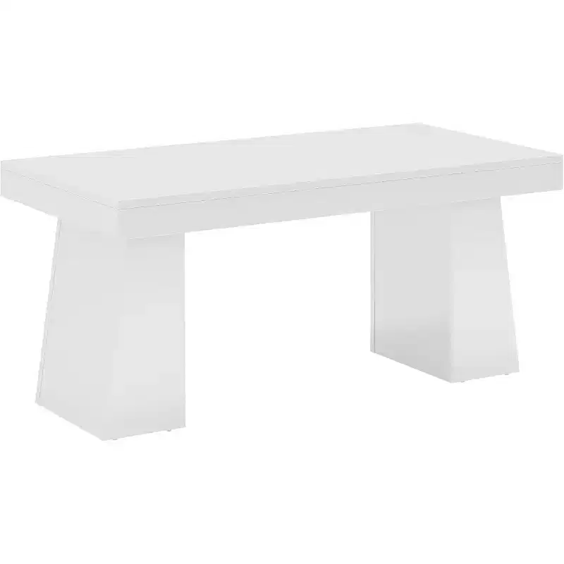 Lantine 55 Inches Home Office Executive Desk with Double Trapezoid Base