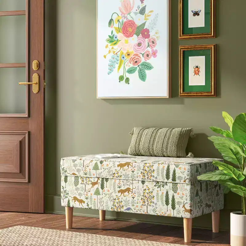 Rifle Paper Co. x Storage Bench