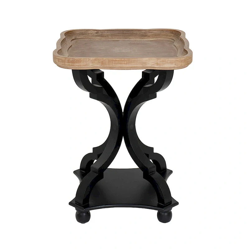 Rustic Farmhouse Tray Top End Table