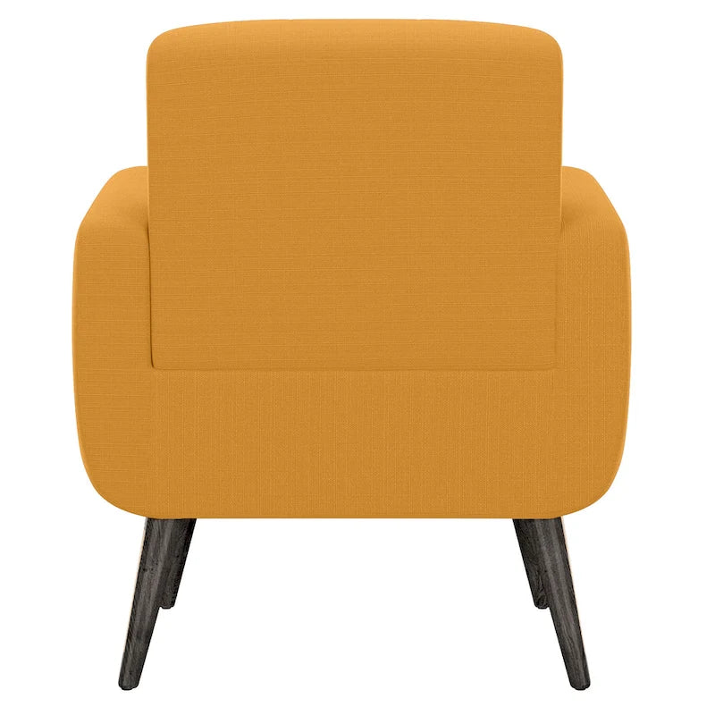 Carson Carrington Keflavik Mustard Yellow Mid-century Accent Chair