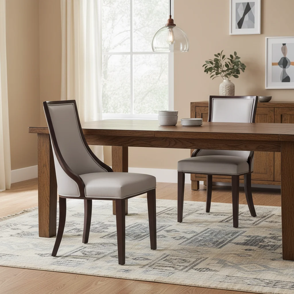 Grand Faux Leather Dining Chairs