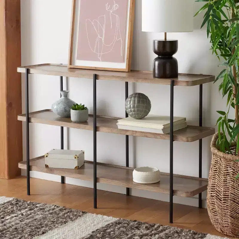 Atwell 2 Shelf Console Table - CNS4204A - Brown - Safavieh