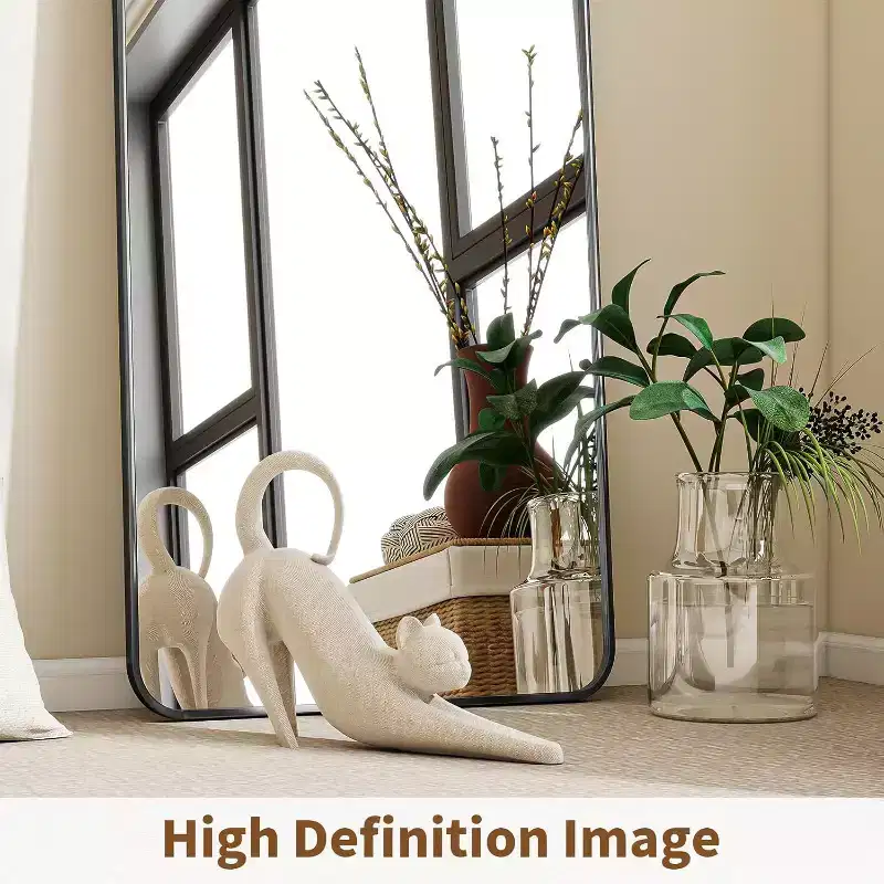66 x 23 Full Length Mirror with Rounded Corners