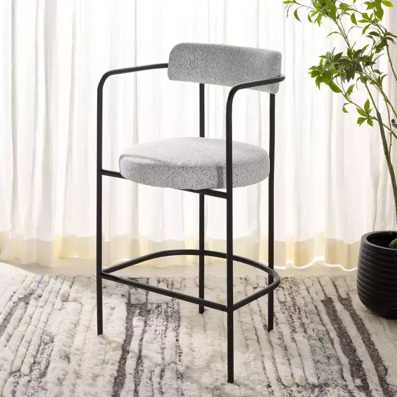Andrean Arm Counter Stool - BST3901 - Safavieh