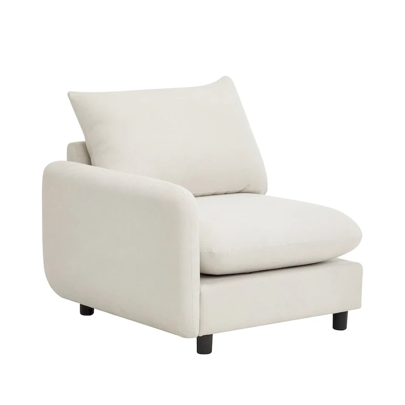 Christopher Knight Home - Evelyn Modern 2-Seater Modular Upholstery Sectional Loveseat Sofa