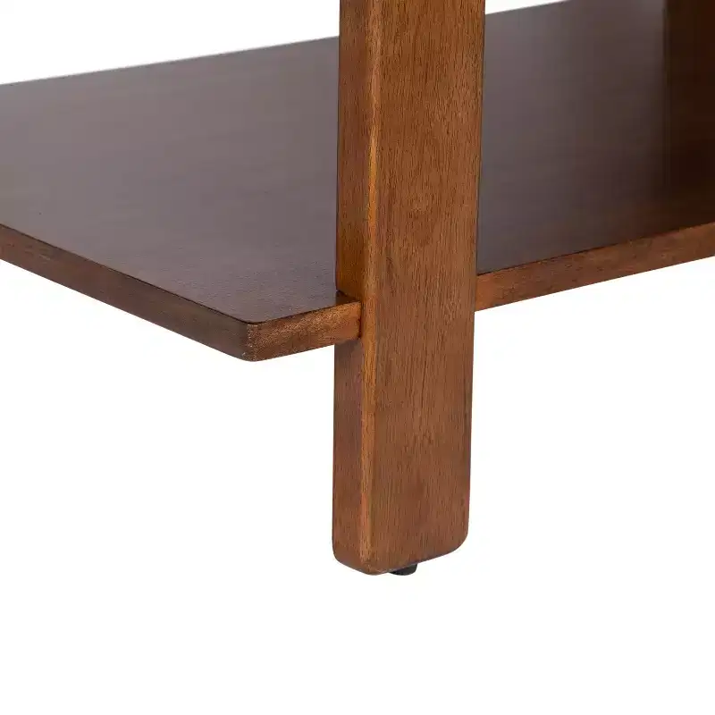 Wood Two-Tier Coffee Table 36''W x 20''D x 18.5''H