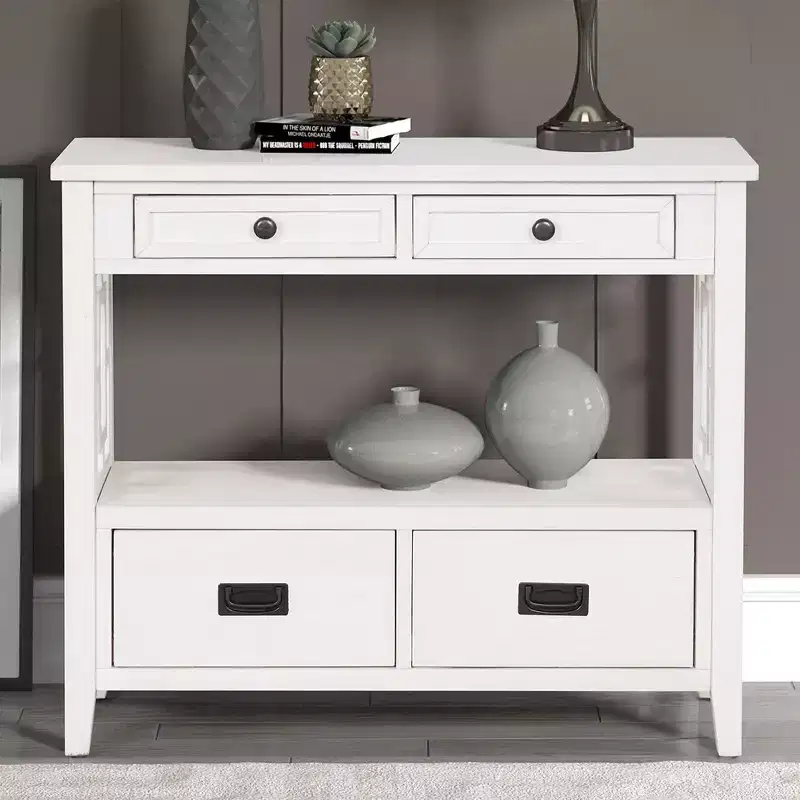Okak 36in Sideboard Cabinet, Bufft Cabinet with 4 Drawers and 1 Open Shelf, Storage Cabinet for Living Room, Dining Room, Kitchen