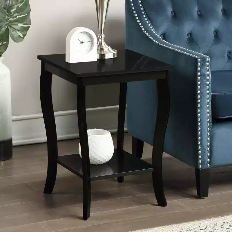 Square Wood Table Top End Table