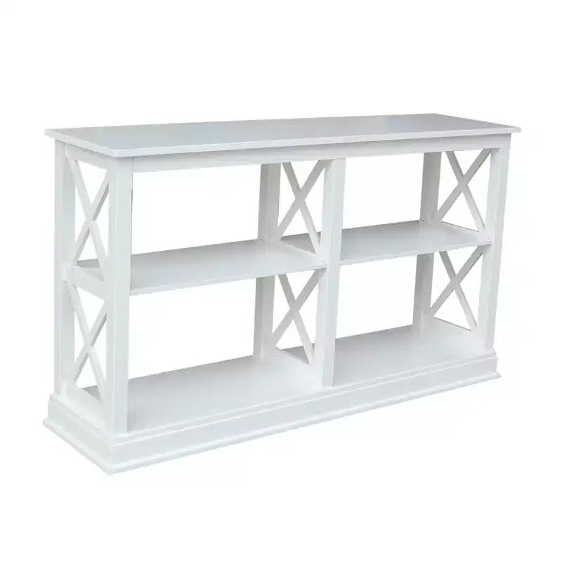Hampton Sofa Server Table with Shelves - International Concepts