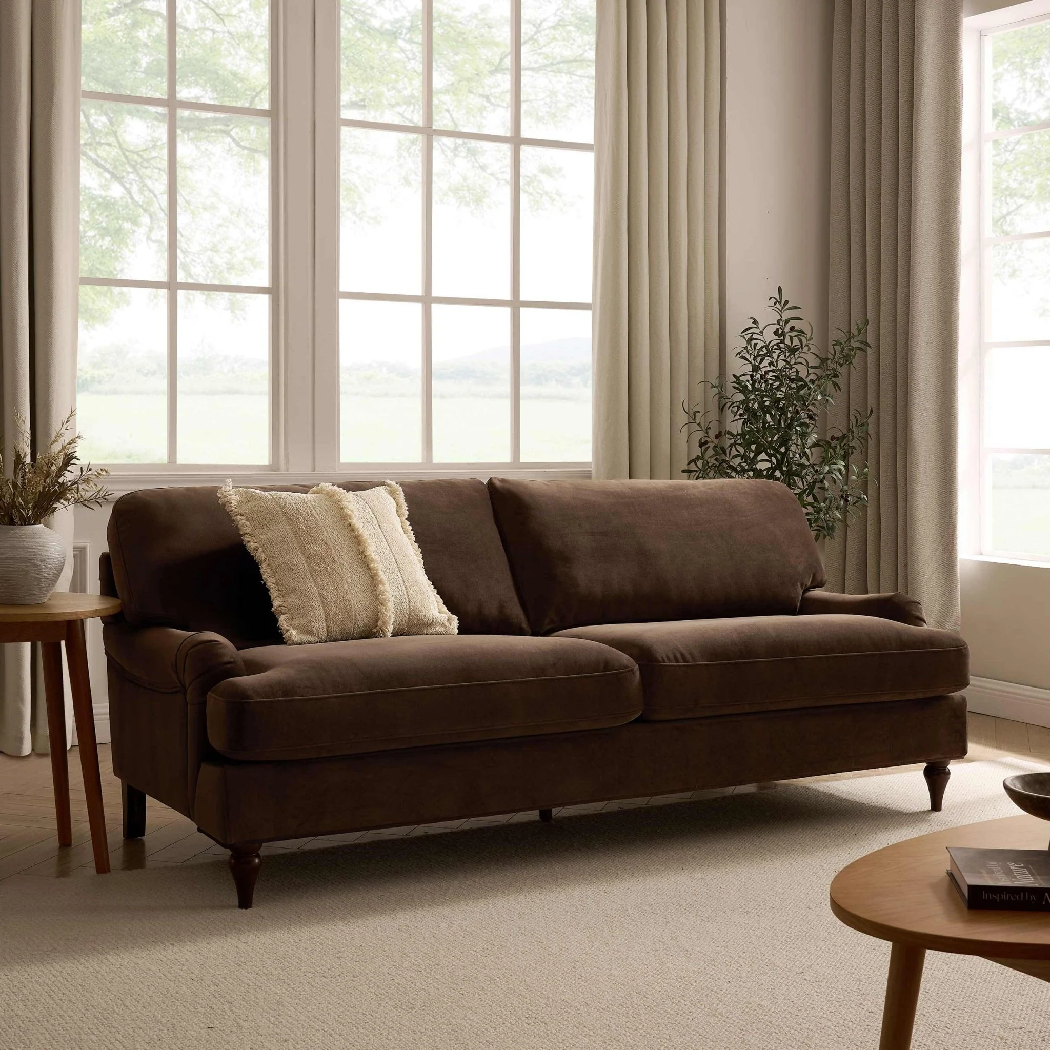 3 Seater Sofa - Cappuccino