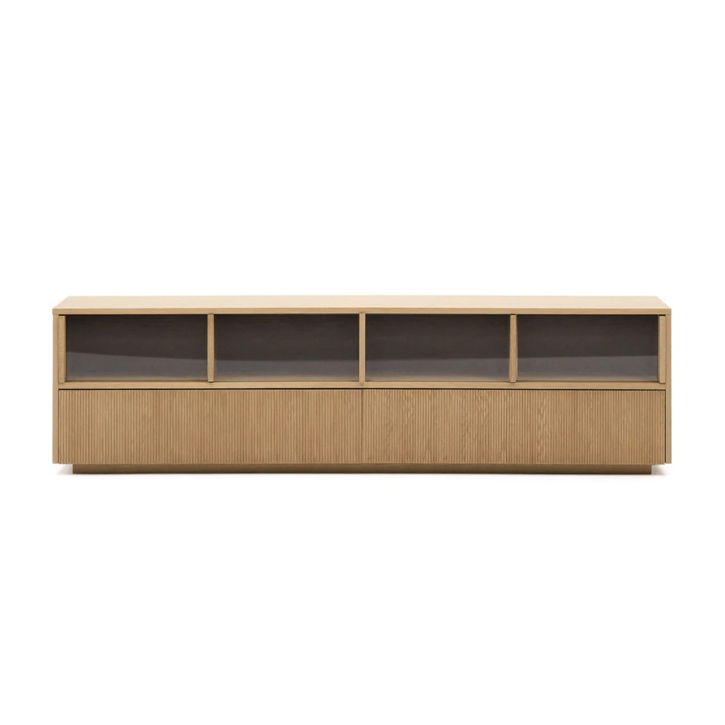 Modern Oak Oak Entertainment Cabinet for Living Room