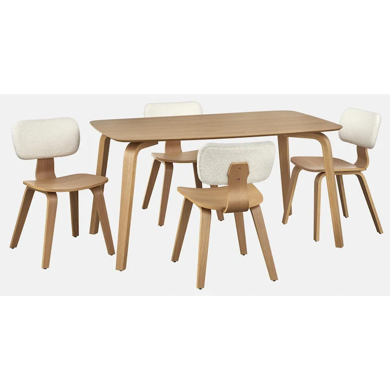 Mid-Century Modern Dining Chairs (Set of 2)