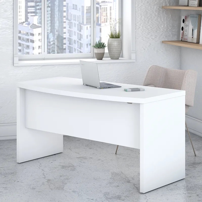 Echo 60W Bow Front Desk by Bush Business Furniture