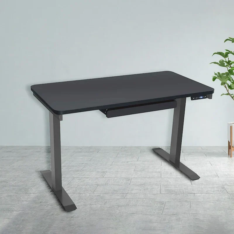 White / Graphite / Walnut / Black Electric Standing Desk, Single Person, 48
