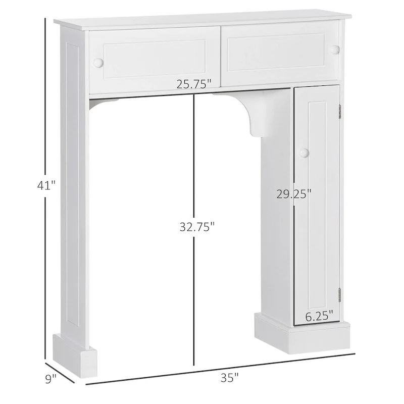 Over-Toilet Freestanding Bathroom Storage Cabinet