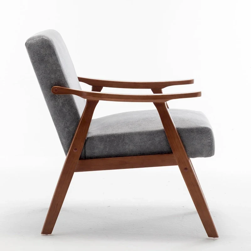 Solid Wood Frame Accent Chair