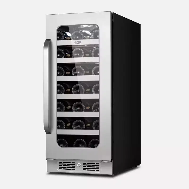Whynter BSR-033SW 15 inch Built-ln 33 Bottle Stainless Steel Wine Refrigerator