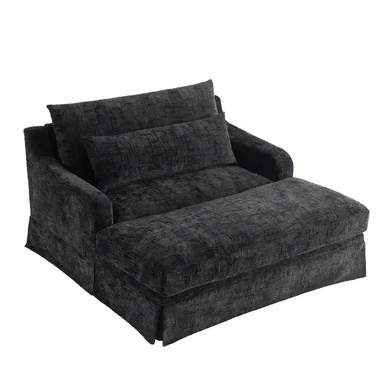 Polibi Extra-Deep Chenille Sofa Bed Chair