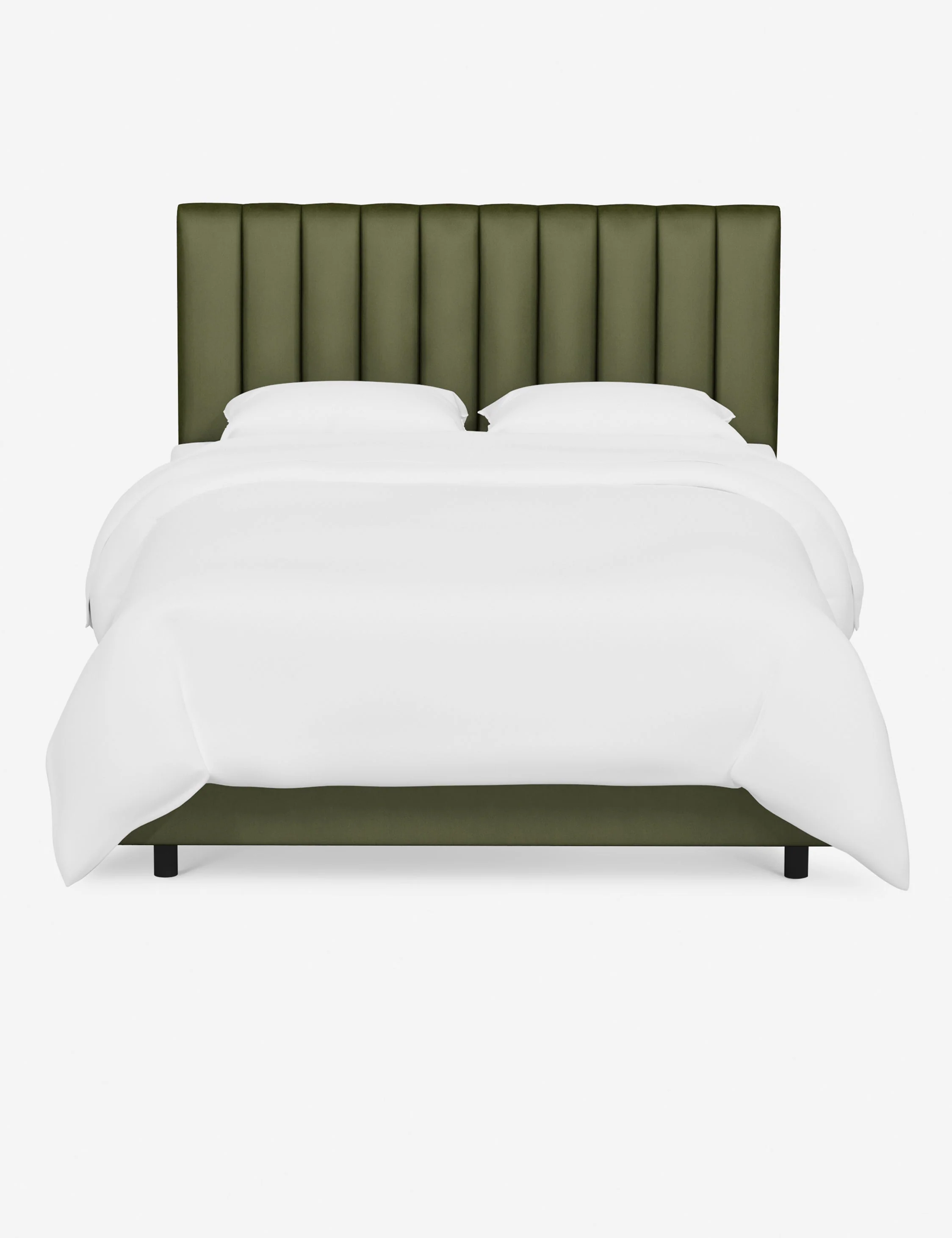 Bed Fresh, chic lines lend this bed frame a modern tone that makes it a dynamic focal point for a curated space. Style this bed with luxe sheets
