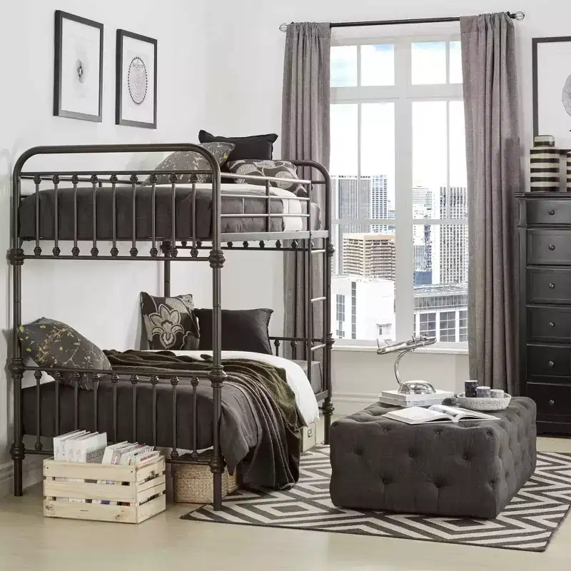 Laroche Bunk Bed - Black - iNSPIRE Q