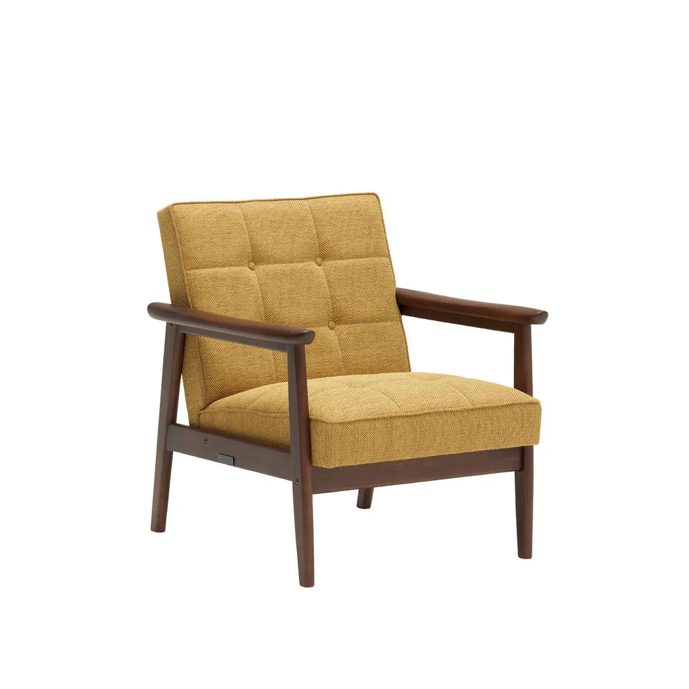 Chair One Seater ustard Yellow