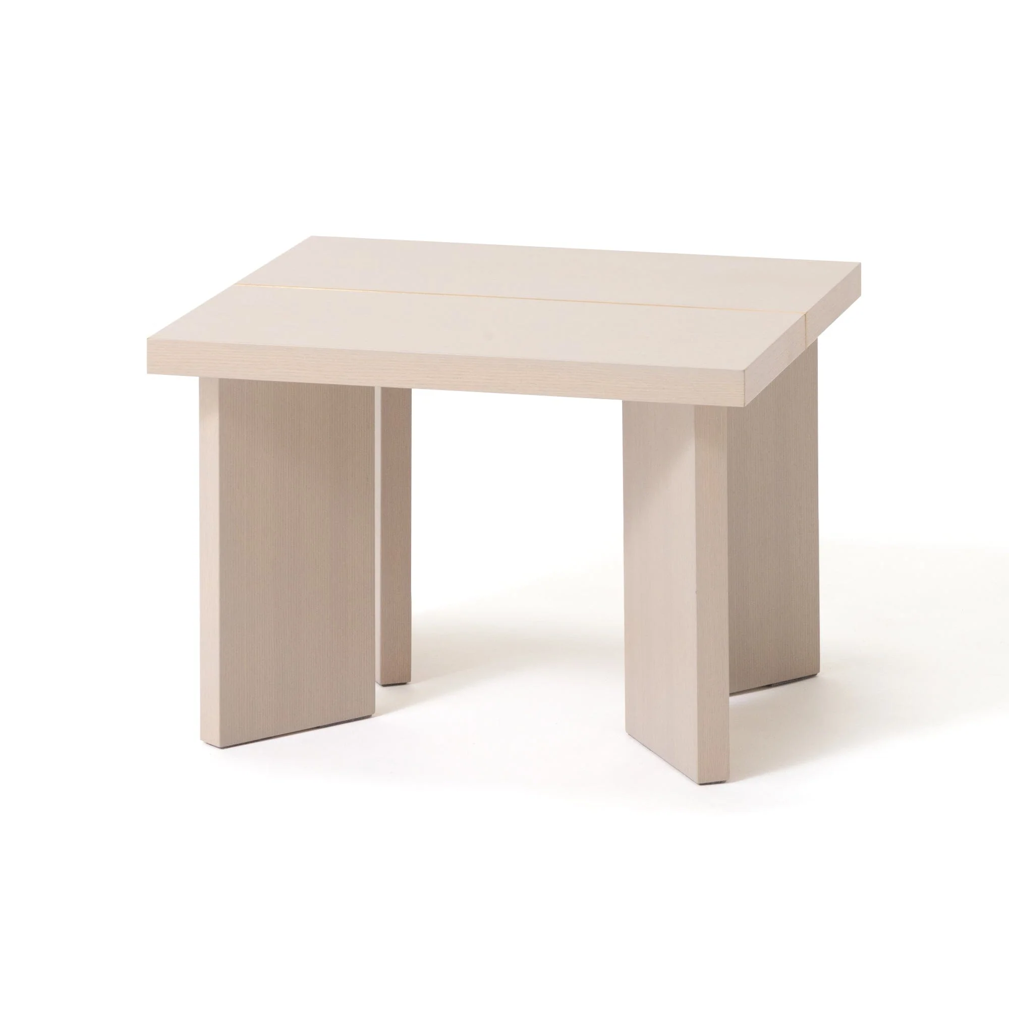 Natural Solid Wood Side Table