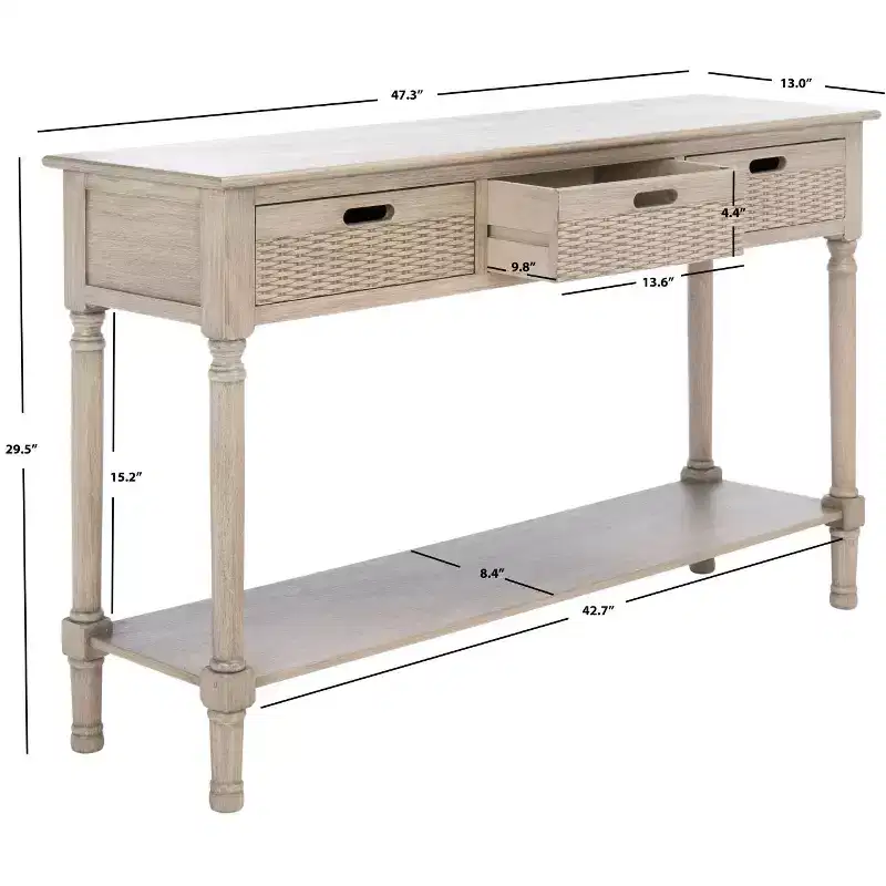 Landers 3Drw Console Table - CNS5711 - Safavieh