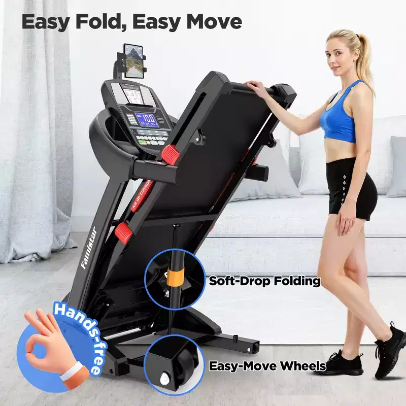 Treadmill on Sale, Treadmills clearance 5.0HP Folding Treadmill for Home with 20 Auto Incline,Foldable Electric Treadmill Running Machine