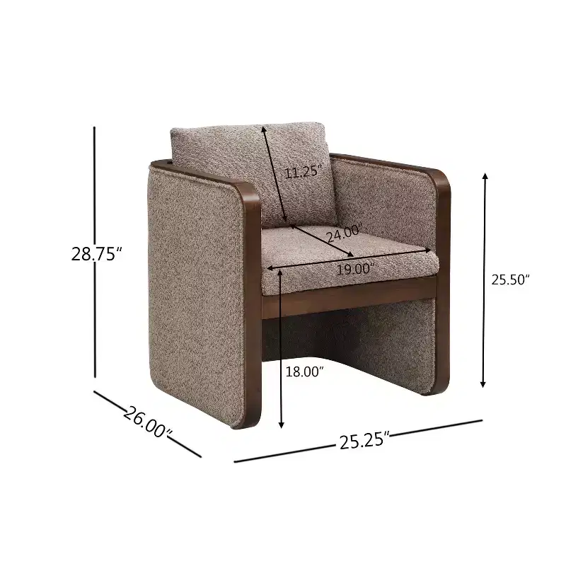 Christopher Knight Home Yao Modern 7 Piece Dining Set with Rectangular Table and 6 Rubberwood Upholstered Chairs