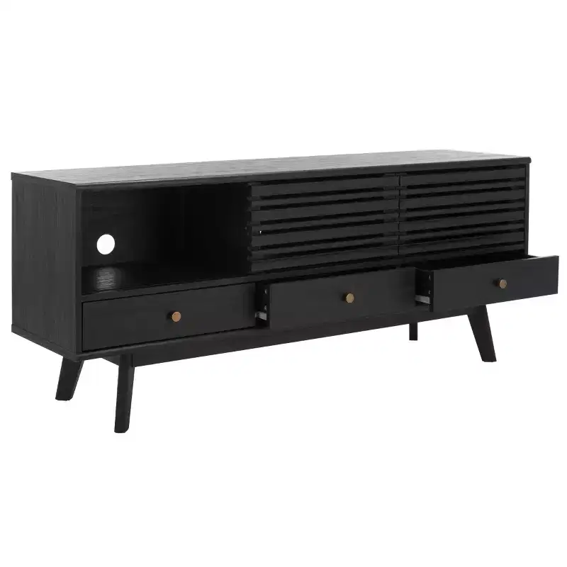 Alatar 3 Drawer 1 Shelf Media Stand - MED9613 - Safavieh