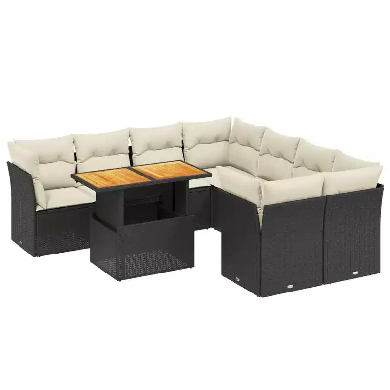vidaXL Patio Sofa Set with Cushions