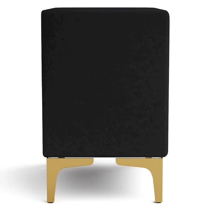 Glim Glam Fabric 2-Drawer Nightstand by Furniture of America