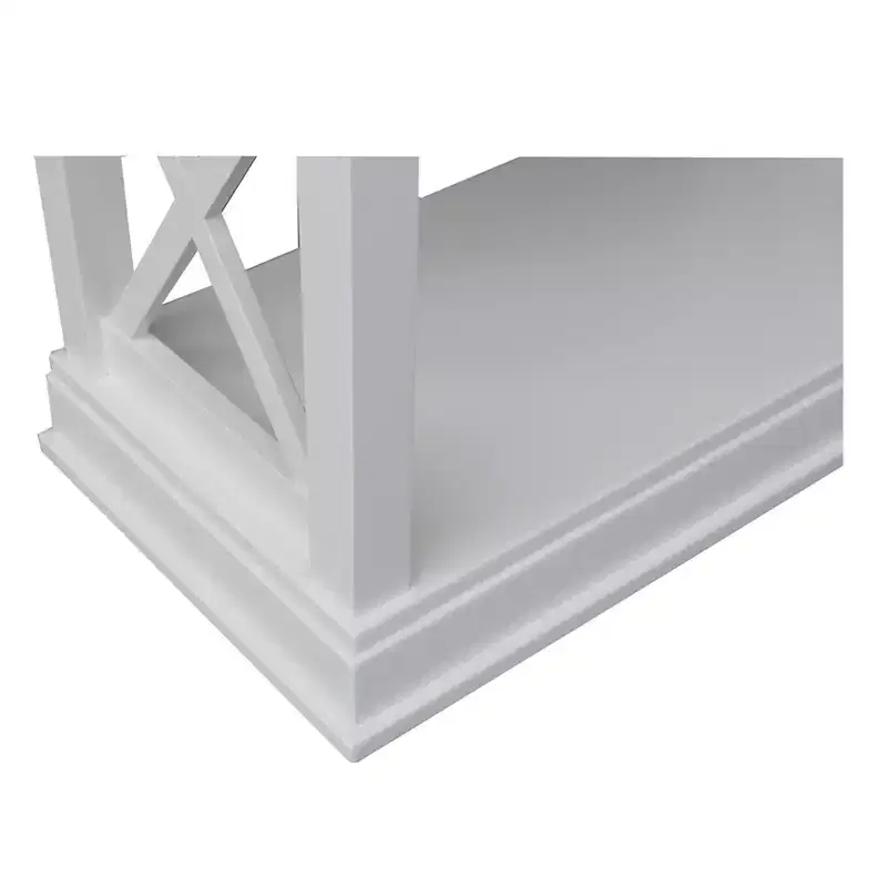 Hampton Sofa Server Table with Shelves - International Concepts