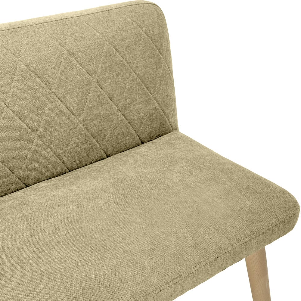 Sofa Light Beige X Natural (W1350 × D537 × H740)