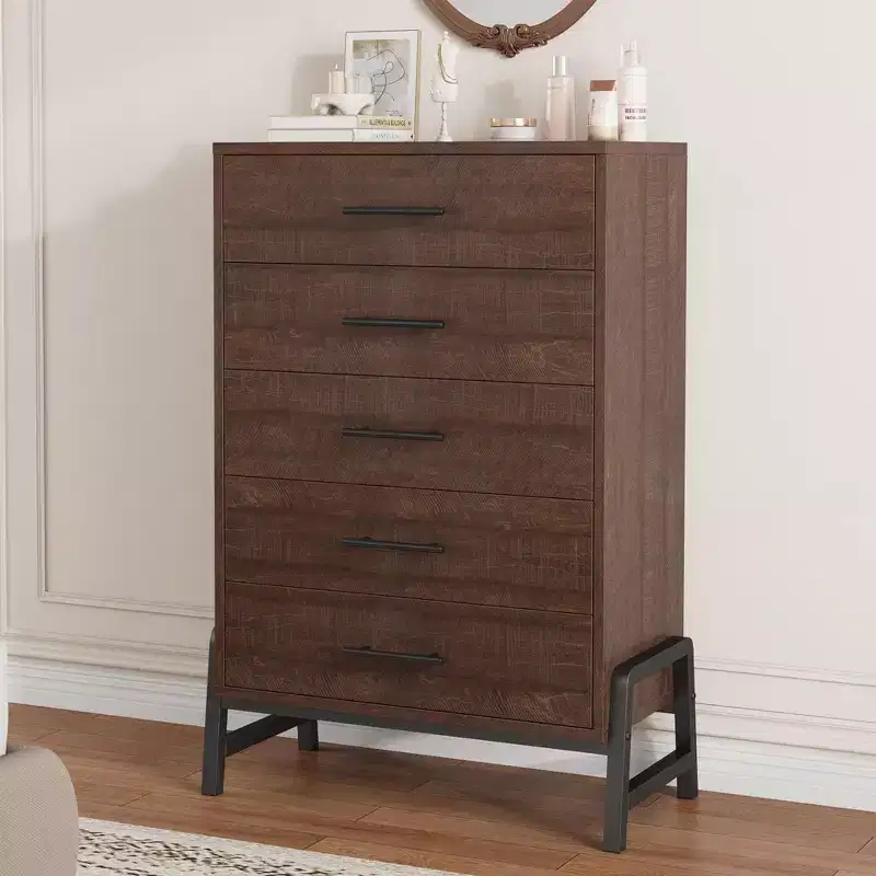 6-Drawer Freestanding Dresser, MDF Wood, 29.5