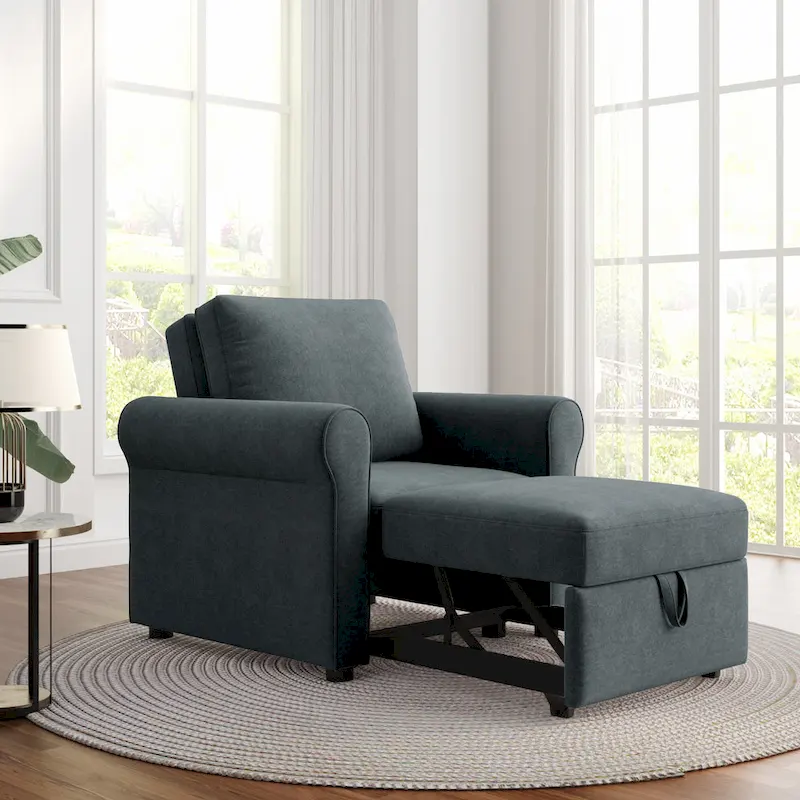 3-in-1 Convertible Sleeper Chair Bed