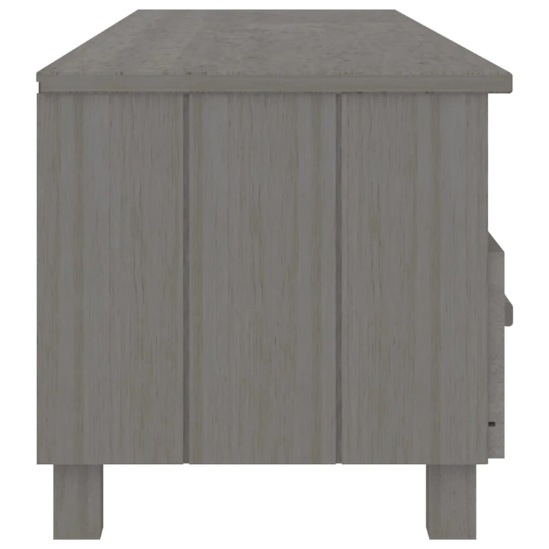 vidaXL TV Stand TV Console Sideboard TV Unit Cupboard HAMAR Solid Wood Pine - 62.2x15.7x15.7