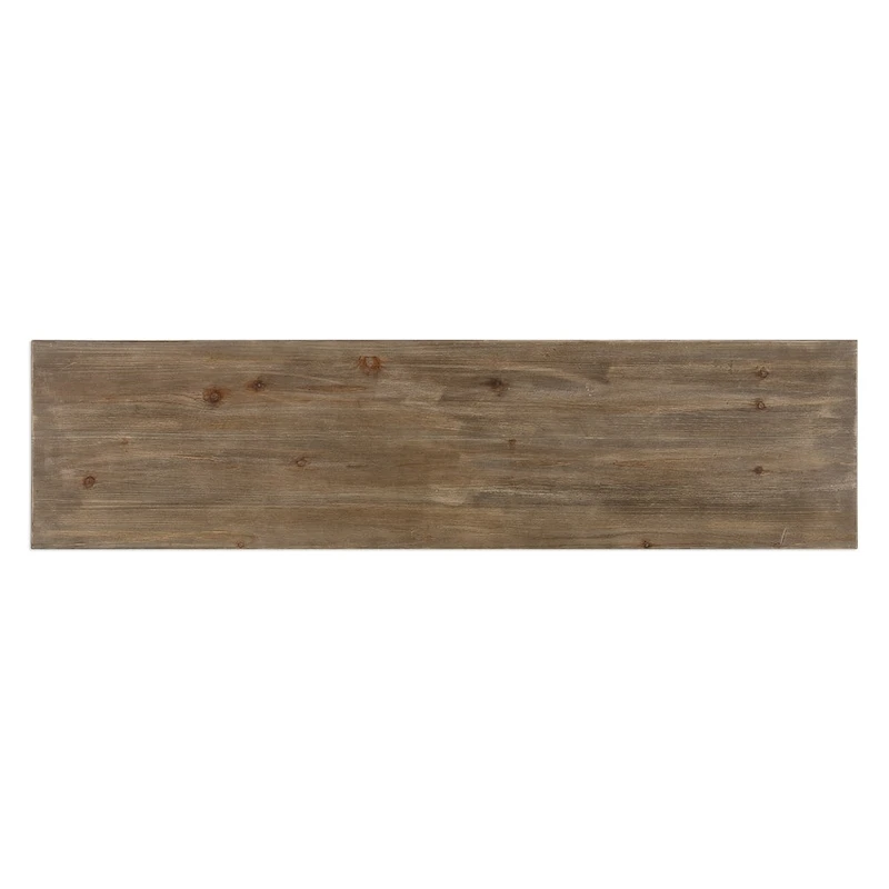 Uttermost Layton Two-tone Geometric Console Cabinet
