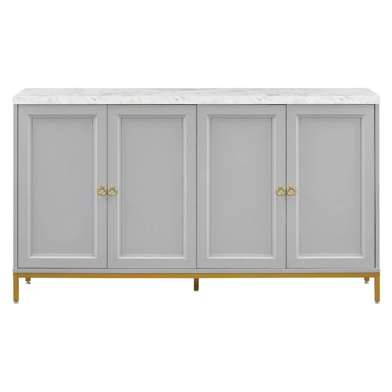 59 Sideboard Buffet Cabinet with Adjustable Shelf