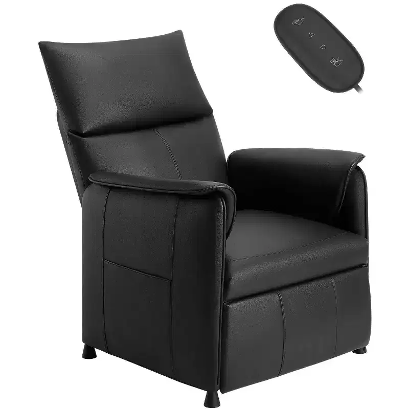 Electric Recliner Chair for Living Room, Recliner Chair with Remote Control and Side Pockets