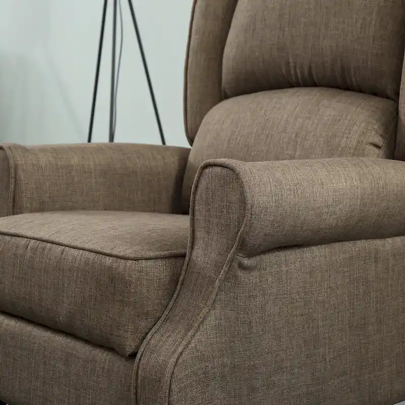 Heated Massage Recliner Chair with Lumbar Heating & Remote Controller