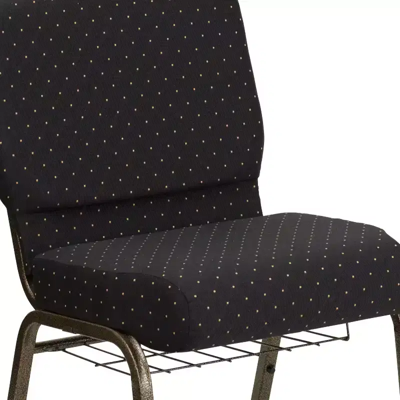 Flash Furniture HERCULES Series 21''W Church Chair with Book Rack