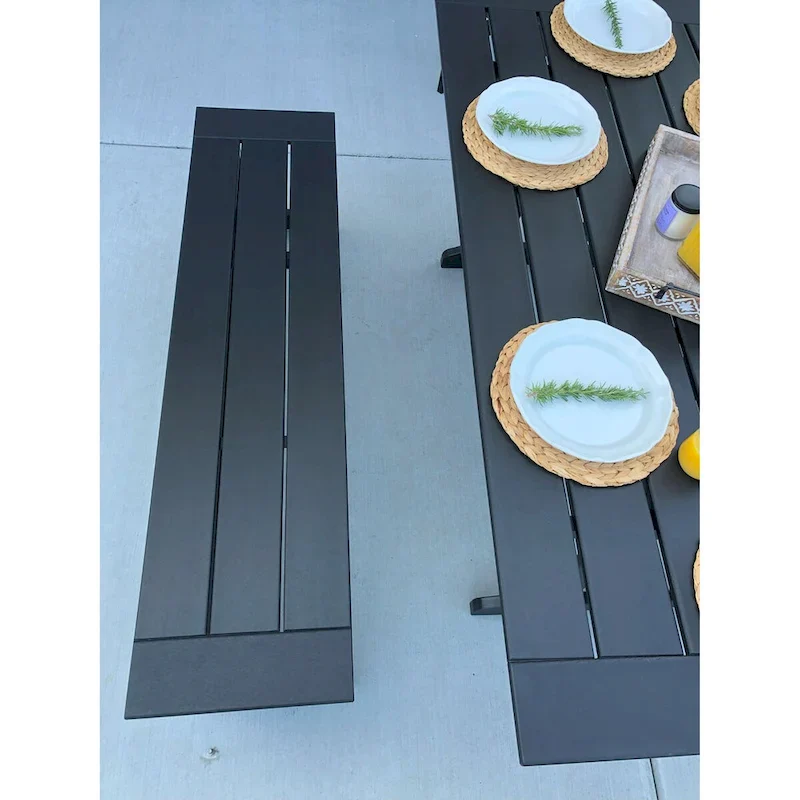 LuXeo Tuscany HDPE Swivel Dining 6-Piece Set