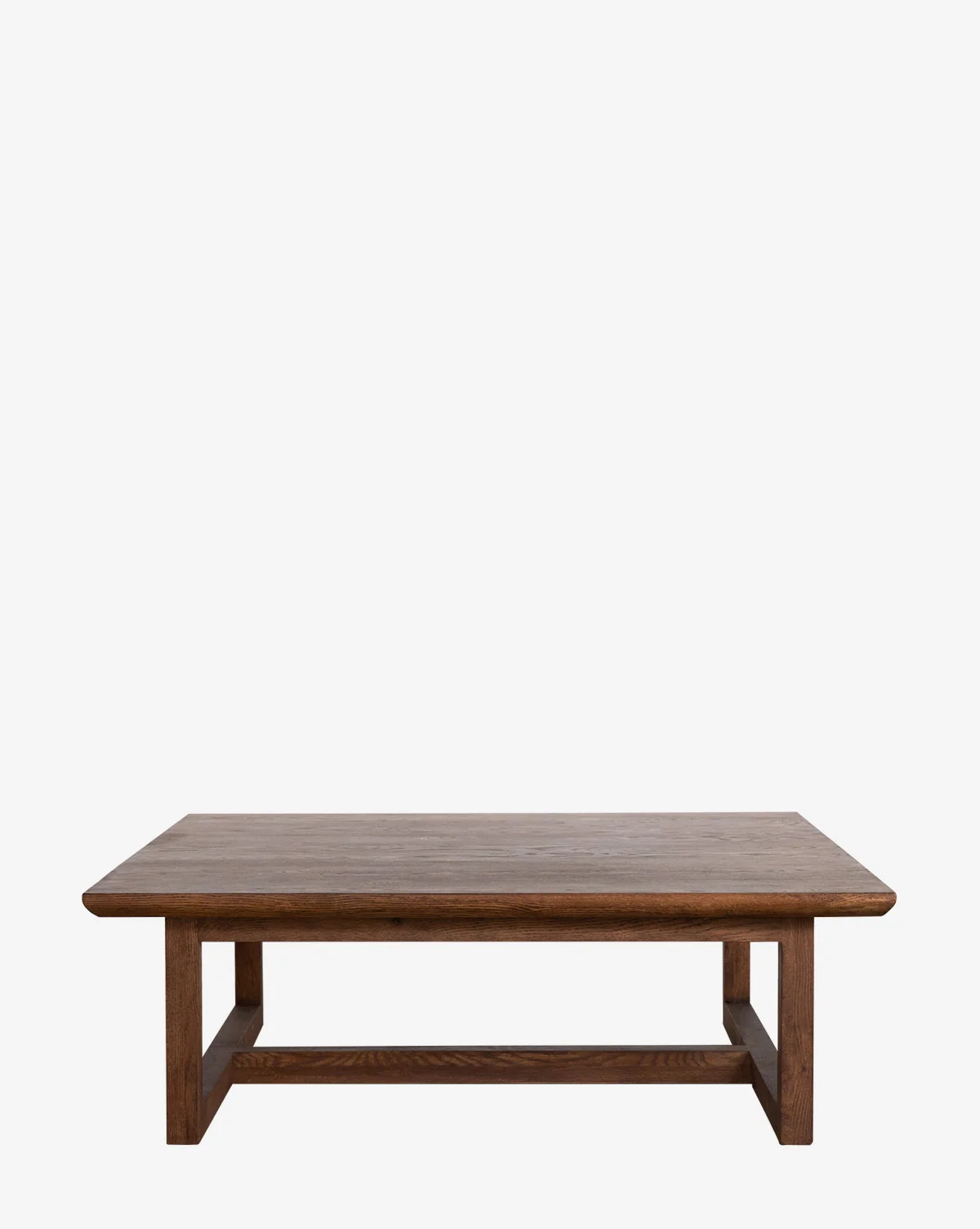 Modern Solid Oak Coffee Table with Clean Lines & Minimalist Design for Living Room