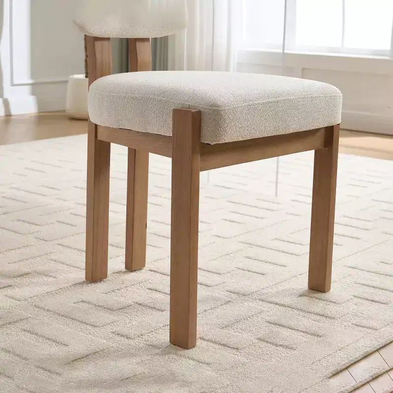 Chenille Upholstered Side Chair Dining Chairs