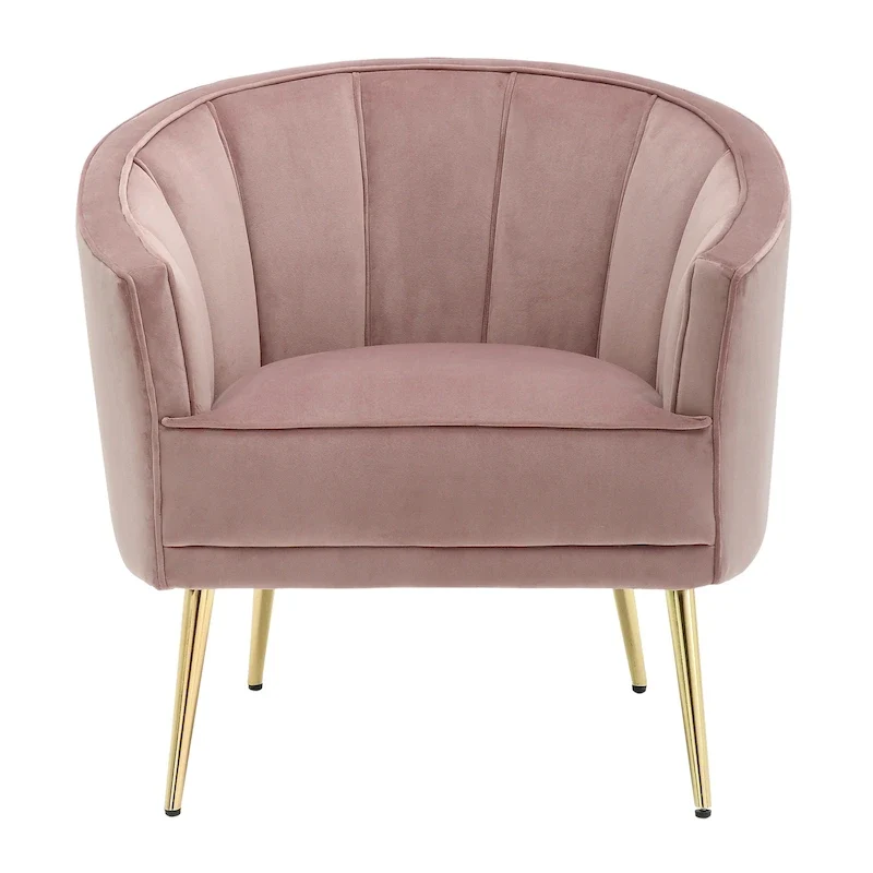 Silver Orchid Randolf Velvet Accent Chair