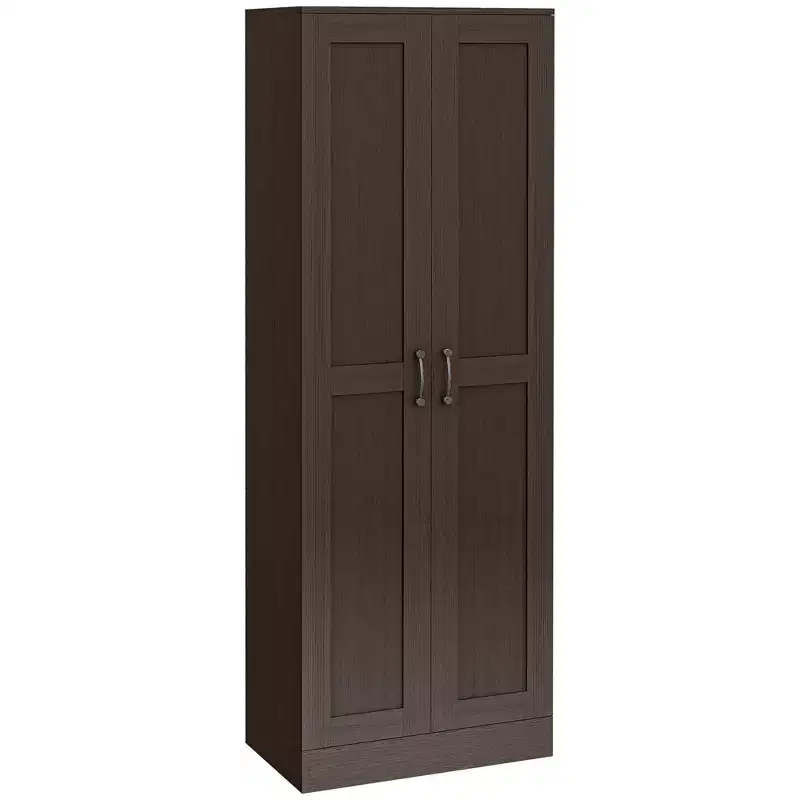 HOMCOM 69 Tall Modern Storage Cabinet with Adjustable Shelves for Bedroom and Living Room or Hallway